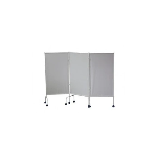 Ширма трехсекционная МСК-3302, колеса, ПВХ — МедиМакс